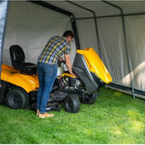 ShelterLogic® Opslagtent SL62697 - 490x370x260 cm - Grijs