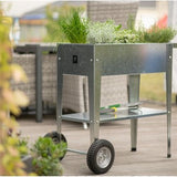 Herstera Garden® Hoge Plantenbak Verrijdbaar Barcelona - 35x75x80cm
