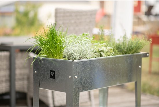 Herstera Garden® Hoge Plantenbak Verrijdbaar Barcelona - 35x75x80cm