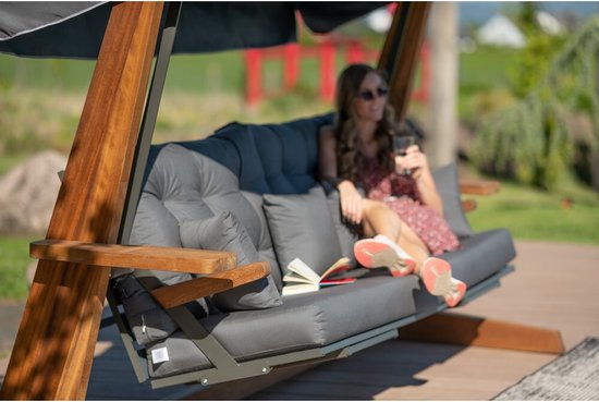 Vadi Concept - Luna Deluxe 2600A Schommelbank ( iroko hout )