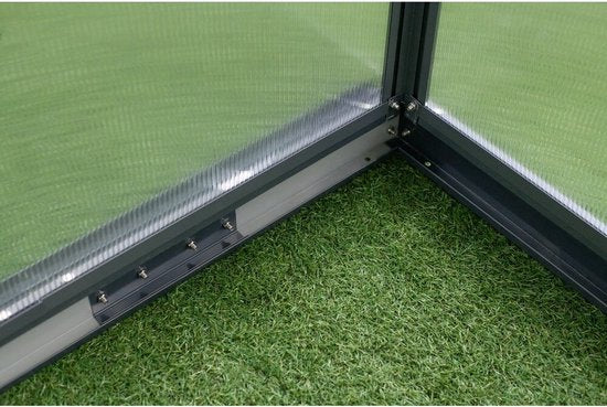 Westmann Aluminium kas Flora 68 | Antraciet | 252x192x201cm