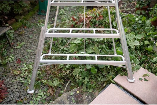 Niwaki 3-poot Tuinladder 240-300 cm in Hoogte Verstelbaar - Plukladder NW02700