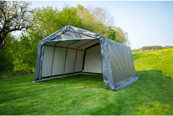 ShelterLogic® Opslagtent SL62697 - 490x370x260 cm - Grijs