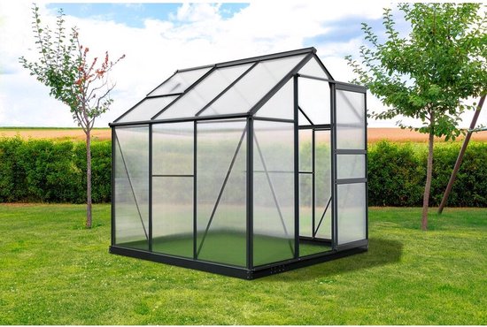 Westmann Aluminium kas Flora 66 | Antraciet | 192x192x202cm