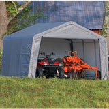 ShelterLogic® Opslagtent SL70443 - 370x370x260 cm - Grijs