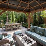 Westmann - YD12810 - Paviljoen - Pergola - Partytent - 320 x 366 x 366 cm