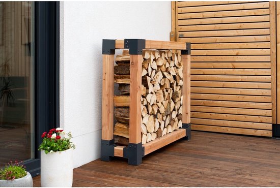 Westmann HaardHout Houtopslag Houtrek WMKR3010 - Brandhoutrek 40x138x120 cm