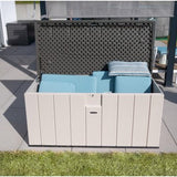 Lifetime® Kunststof Kussenbox 570 ltr - Tuinkist 72x151x69cm - Grijs