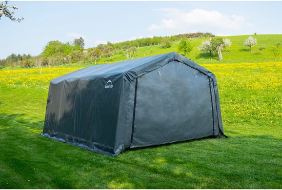 ShelterLogic® Opslagtent SL62697 - 490x370x260 cm - Grijs