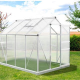 Westmann Aluminium kas Flora 68 - Zilver - 252x192x201cm