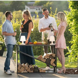 Westmann® Haardhout rek Hugo - 35x115x80cm - Houtopslag buiten - Zwart