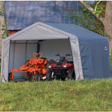 ShelterLogic® Opslagtent SL70443 - 370x370x260 cm - Grijs