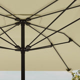 Parasol 233cm Vierkant Kantelbaar - Aluminium buis, Glasvezel
