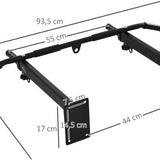 Multifunctionele Deur Optrekstang - Zwart/Grijs