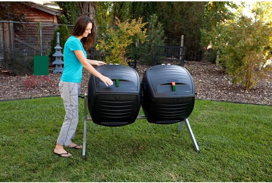 Lifetime® Composterbak 2x 189 liter - LK02000 - Trommel composteerder