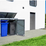 Westmann Containerombouw ISBS-T2D - Afvalbak opslag kliko ombouw voor 2 containers