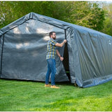 ShelterLogic® Opslagtent SL62697 - 490x370x260 cm - Grijs