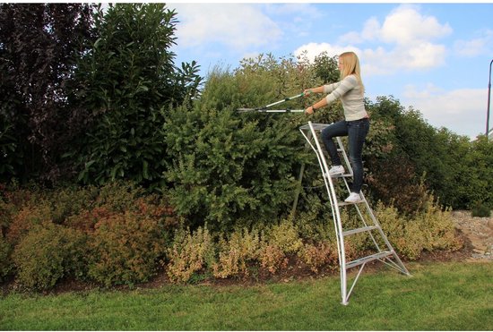 Niwaki Driepoot Tuinladder 180 cm Snoeiladder Tripod Ladder - Plukladder