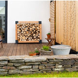 Westmann HaardHout Houtopslag Houtrek WMKR3010 - Brandhoutrek 40x138x120 cm
