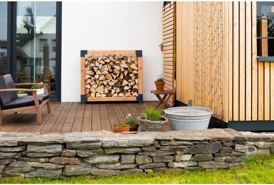 Westmann HaardHout Houtopslag Houtrek WMKR3010 - Brandhoutrek 40x138x120 cm