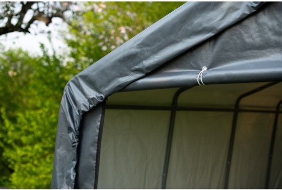 ShelterLogic® Opslagtent SL62697 - 490x370x260 cm - Grijs