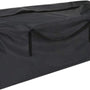 Tuinkussentas - Zwart - 173 x 76 x 51 cm - Opbergtas voor Tuinmeubelkussens - Tuinstoelkussentas - Tuinsetkussen Opbergtas