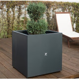 Herstera Garden® Cube Plantenbak HG08976803 - 70x70x70 cm - Antraciet