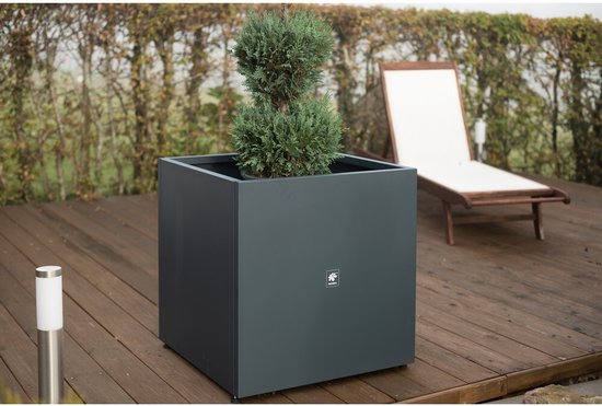 Herstera Garden® Cube Plantenbak HG08976803 - 70x70x70 cm - Antraciet