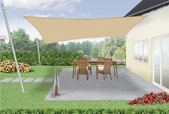HanSe® Schaduwdoek Vierkant Waterdoorlatend m