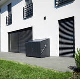Trimetals® Stoweaway Metalen Berging TM11000 - Fietsenstalling - Antraciet