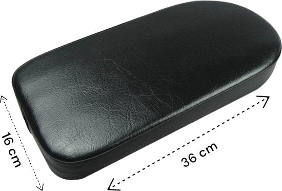 Bagagedrager Kussen - 32x15x5 cm - Kussen voor een fietsbagager - Extra stevige houten onderkant
