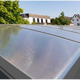 Westmann Aluminium carport met rond dak model Bergen - Antraciet - 505x300x220cm