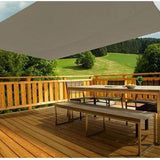 HanSe® Schaduwdoek Rechthoek Waterdoorlatend 5x7 m Zonnedoek