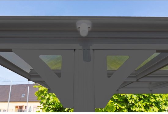 Westmann Aluminium carport met plat dak Helsinki - Antraciet - 503x305x232cm