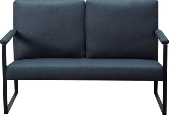 Zitbank voor 2 Personen - Blauw - 125 x 80 x 77 cm - Loveseat - Stijlvol en Comfortabel voor Elk Interieur
