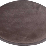 6 stuks Anti-Slip Stoelkussens Eetkamer Fluweel tbv Kuipstoel 34 cm - Taupe