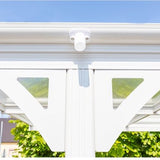 Westmann Aluminium carport met plat dak Helsinki - Wit - 503x305x232cm