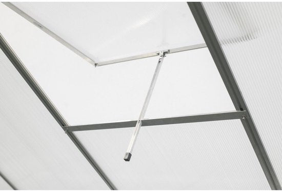 Westmann Aluminium kas Flora 68 - Zilver - 252x192x201cm