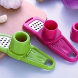 Sasemy® - Tools voor in de keuken - Set van 4 - #5 - Championsnijder, Keuken Gadget - Fruitsnijer - Keuken Accessoires - Kitchen Tools - Knoflook-en of gember rasp - Avocadosnijder - Citrussnijder - Sinterklaas cadeau - Kerst cadeau - Campinghulp