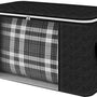 Hoogwaardige Opbergtas voor kleding - Zwart – Organizer voor Dekbed – Opbergzak – Opberger voor Seizoenskleding – Zak om ruimte te besparen – Opslag voor dekbed en kleding – Bescherming voor Kleding – Oplossing voor Winterjassen - Dekbed Opberghoes