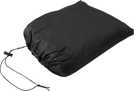 Motorhoes - Waterafstotend - 245 x 125 cm - Zwart met Groene Reflectie - Motorhoes Waterafstotend Buiten - Motorhoes