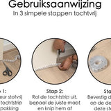 Tochtstrips voor Deuren en Raam Zelfklevend - 5 Meter x 2,5 cm - Transparant – Tochtstrip voor Deur - Tochtband - Sealing Strip – Tocht Strip – Tochtstopper