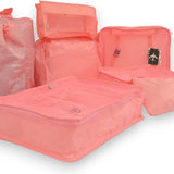 Packing Cubes - Roze - 9-delige set - Packing Cubes Compression - Optimale Koffer Indeling