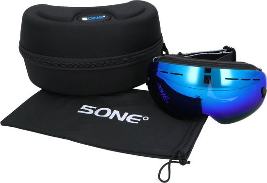 5one® Alpine 2 Anti-Condens Skibril met Hardcase voor kinderen