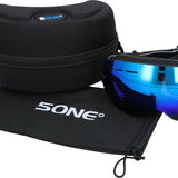 5one® Alpine 2 Anti-Condens Skibril met Hardcase voor kinderen