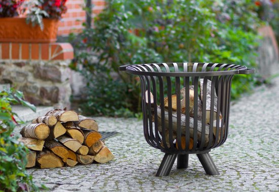 CookKing Vuurkorf - Zwart - Vuurkorf voor - Voor