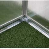 Westmann Aluminium kas Flora 68 - Zilver - 252x192x201cm