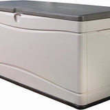 Life-time Kunststof Kussenbox 495L - tuinkist - 61x152x67cm - Lichtgrijs