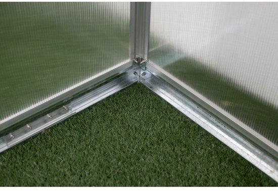 Westmann Aluminium kas Flora 64 - Zilver - 132x190x201cm