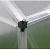 Westmann Aluminium kas Flora 68 - Zilver - 252x192x201cm